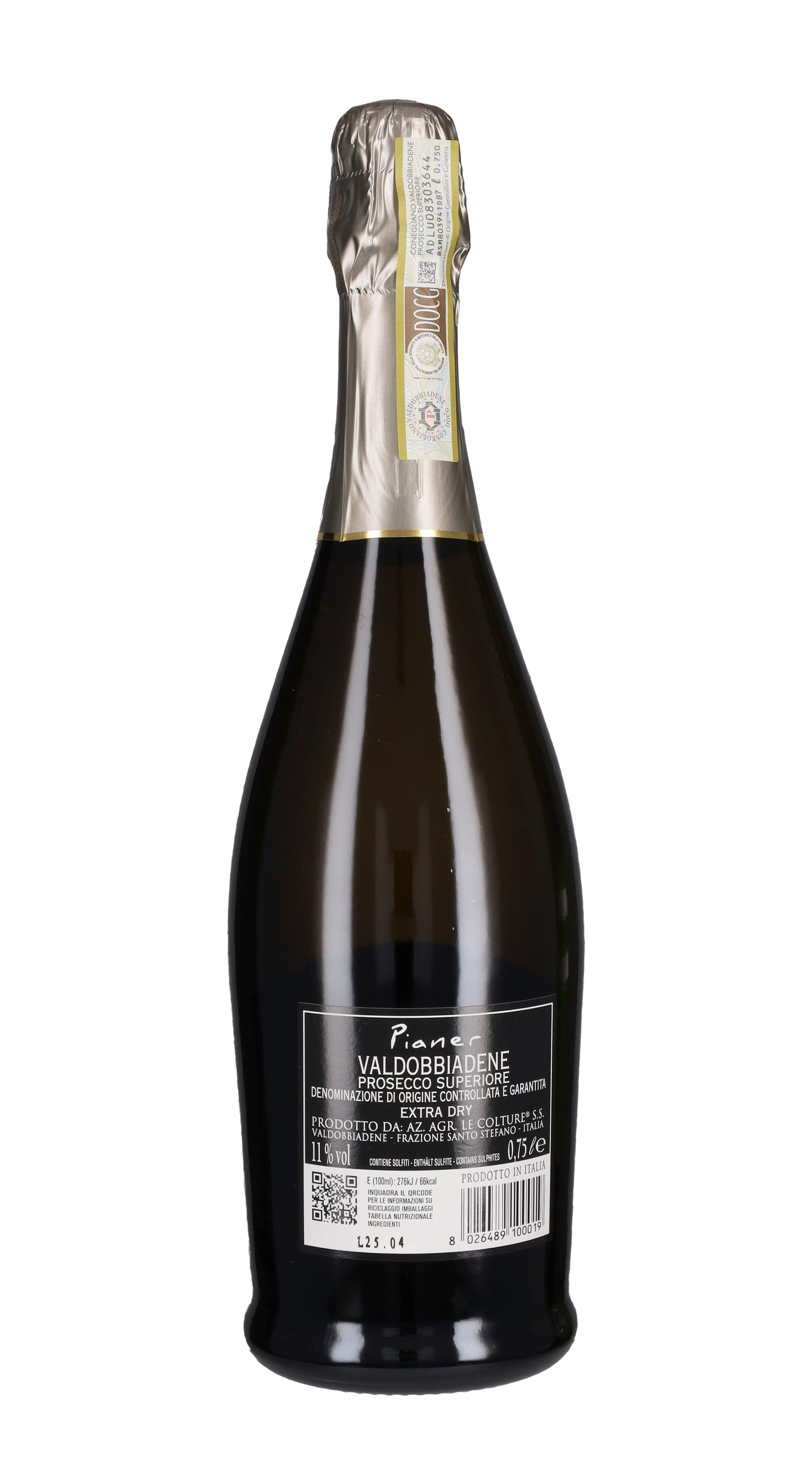 Prosecco di Valdobbiadene Extra Dry 'Pianer' Le Colture